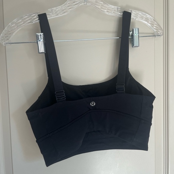 Lululemon Black Convertible 2-in-1 Crossback Normal High Support Sports Bra - 4 - Picture 2 of 3
